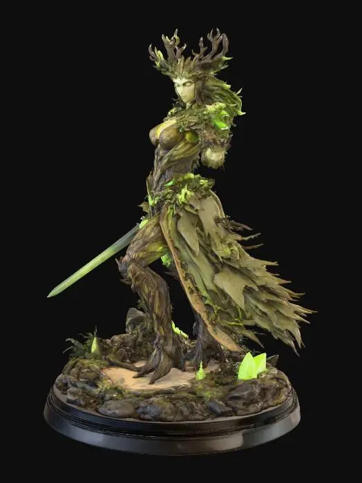 3D model for Forest Enchantress