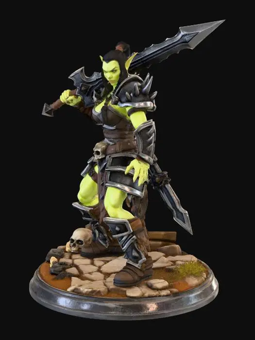 3D model for Warrior of the Wildlands