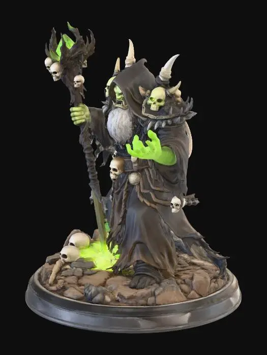 3D model for Gul'Dan Necromancer's Wrath