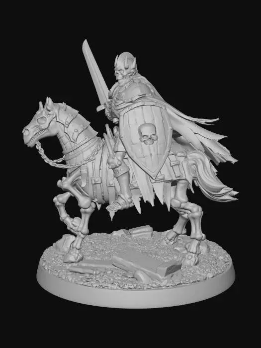 3D model for Undead Cavalier