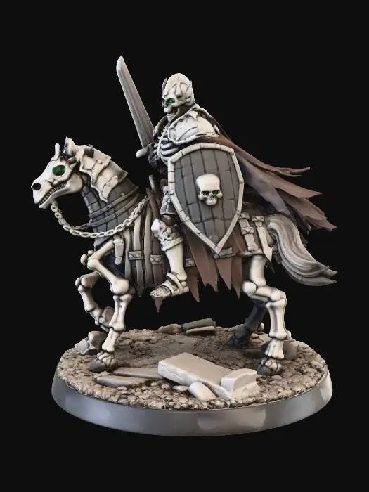 3D model for Undead Cavalier