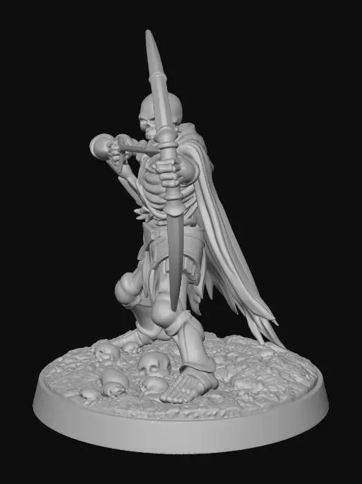 3D model for Skeleton Marksman