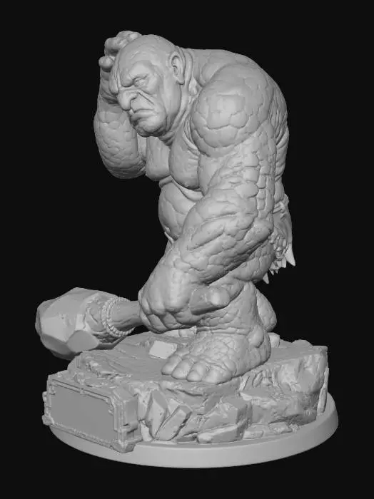 3D model for Stone Guardian