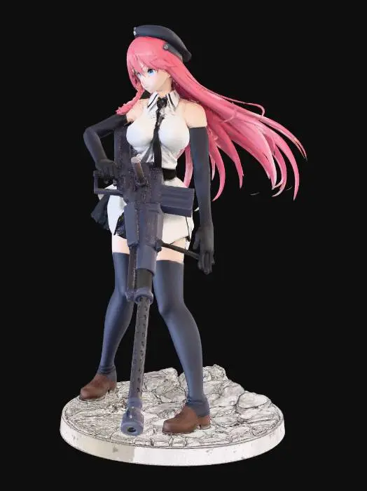 3D model for Warrior Pose