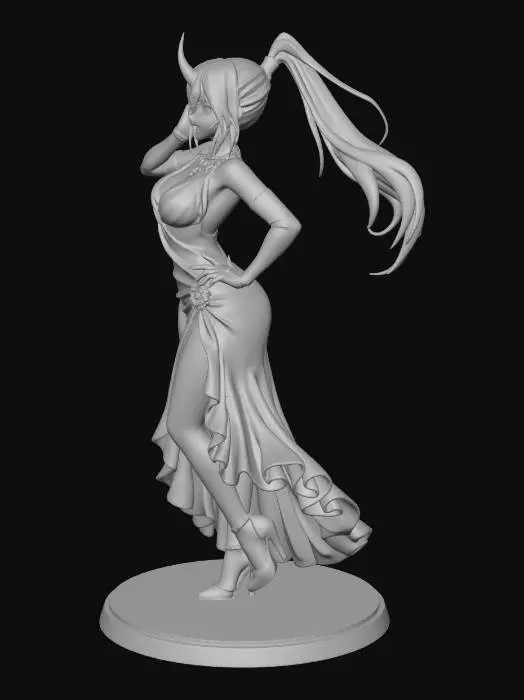 3D model for Scarlet Elegance