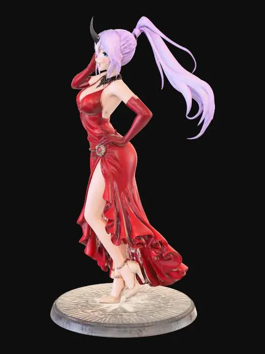 3D model for Scarlet Elegance