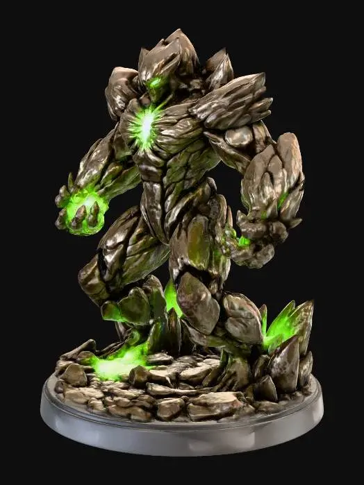 3D model for rock elemental