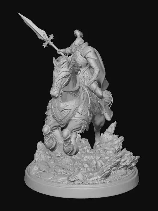 3D model for Knight of the Stormblade