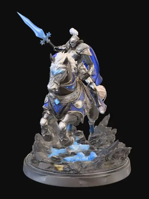 3D model for Knight of the Stormblade