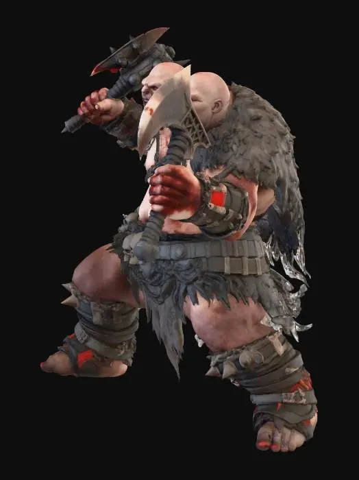 3D model for Two-Headed Warrior