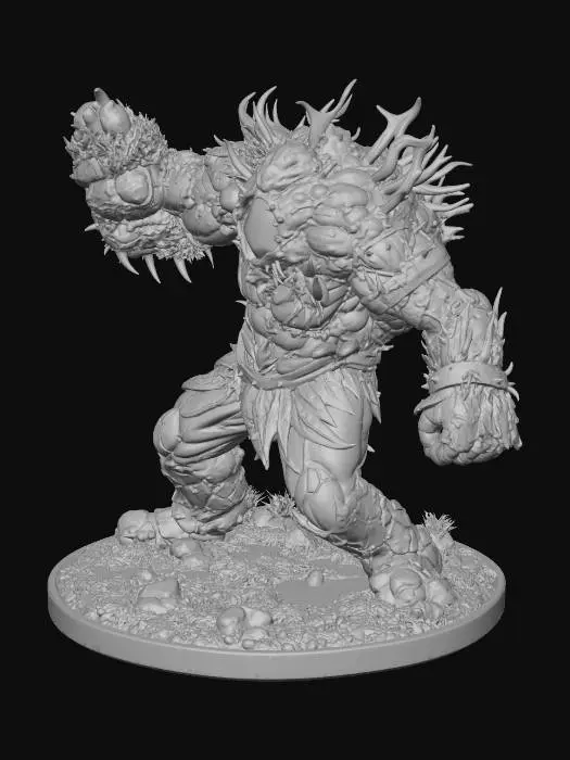 3D model for Verdant Bramble Golem