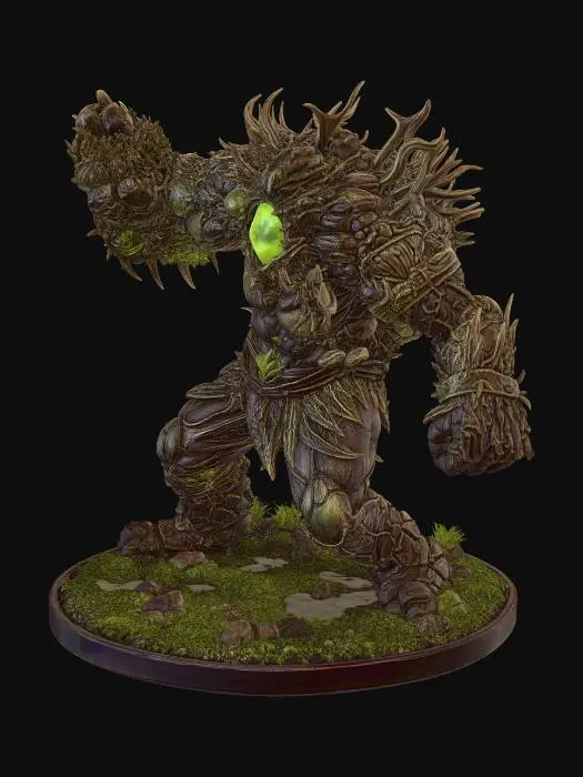 3D model for Verdant Bramble Golem