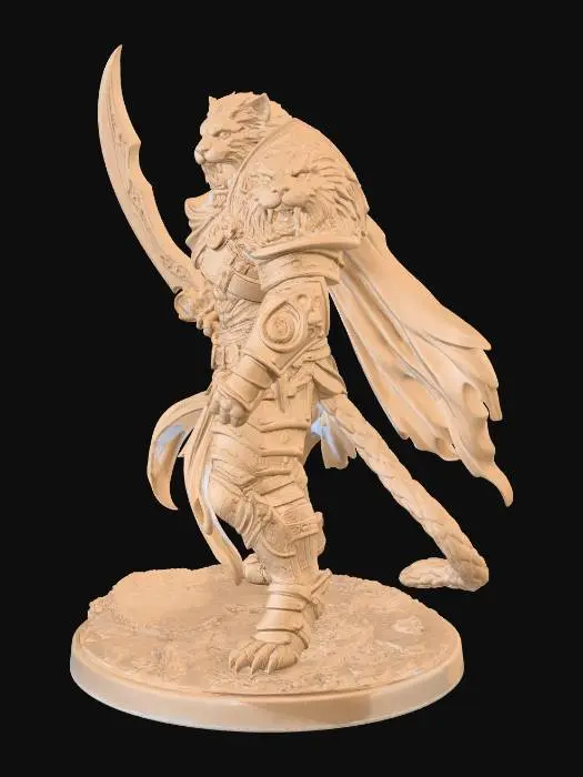 3D model for Twin-Headed Lupine Warlord