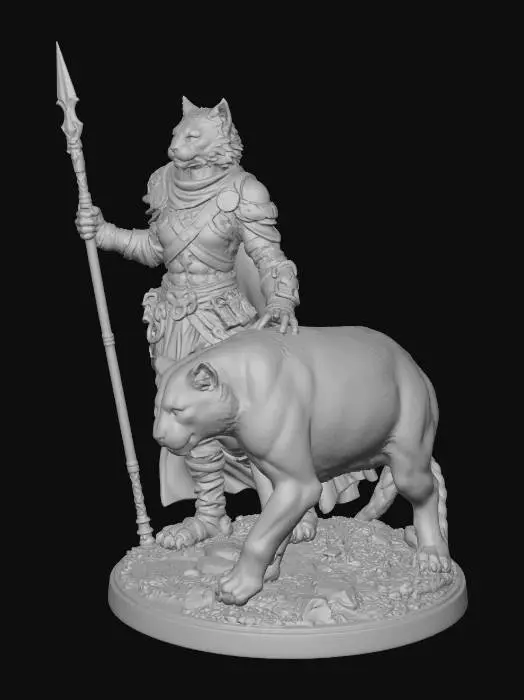 3D model for Moonclaw Warlord