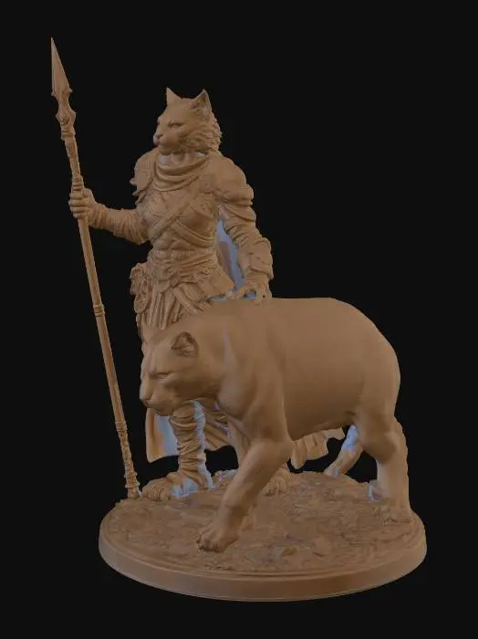 3D model for Moonclaw Warlord