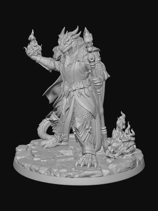 3D model for Crimson Pyromancer