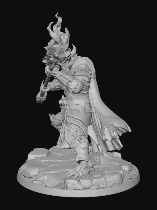 3D model for Crimson Flame Warlord