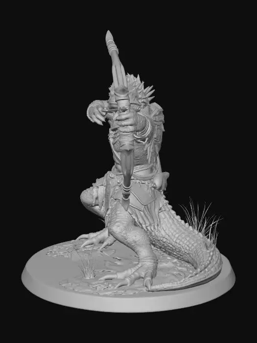 3D model for Gloomscale Archer