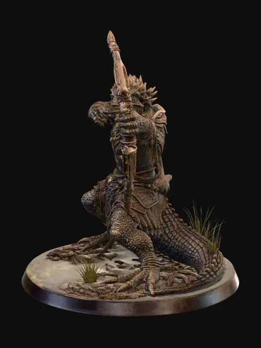 3D model for Gloomscale Archer