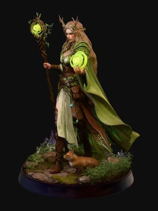 3D model for Verdant Enchantress of the Glade