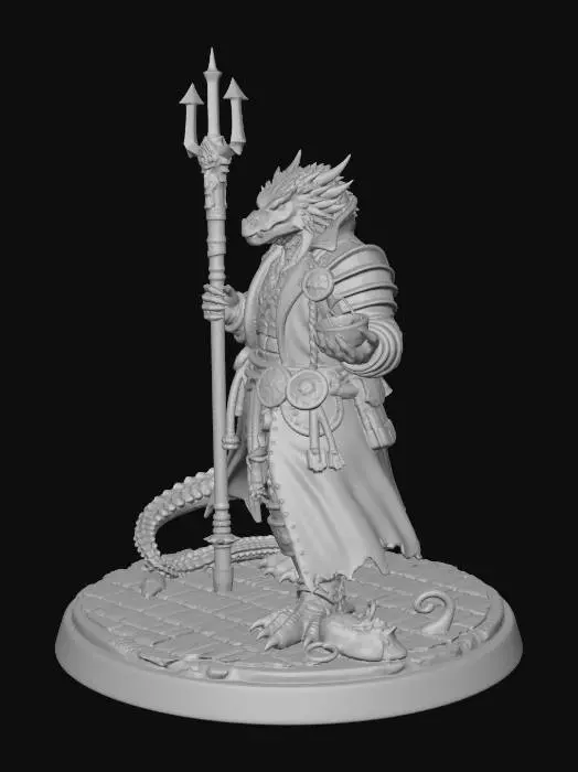 3D model for Stormforged Dragon Warlord