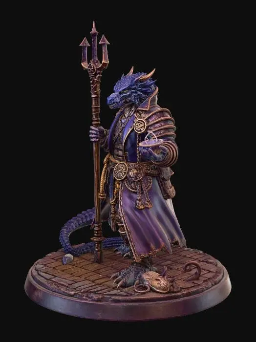 3D model for Stormforged Dragon Warlord