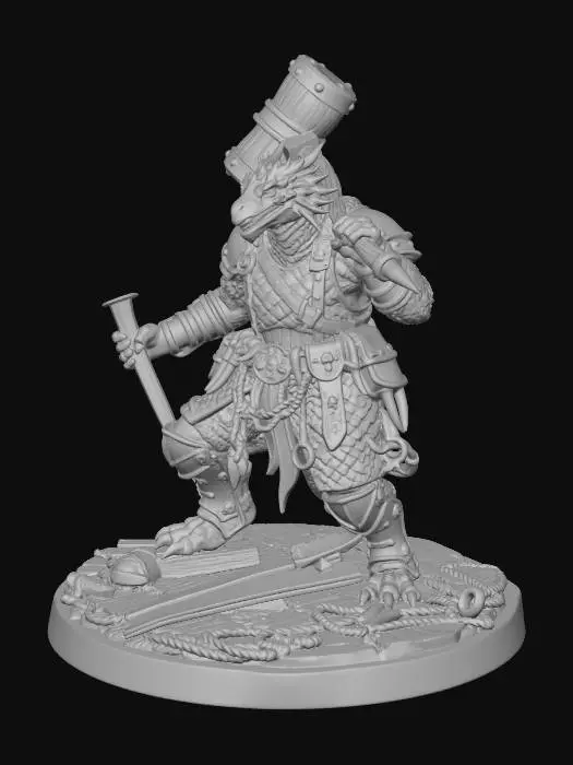 3D model for Wyrmhammer Warlord