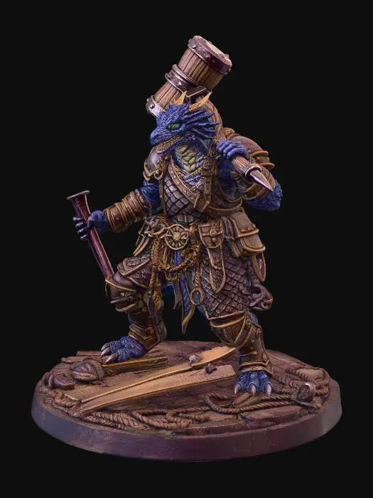 3D model for Wyrmhammer Warlord