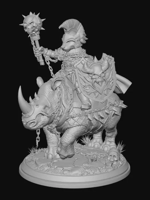 3D model for Embermane Warfox