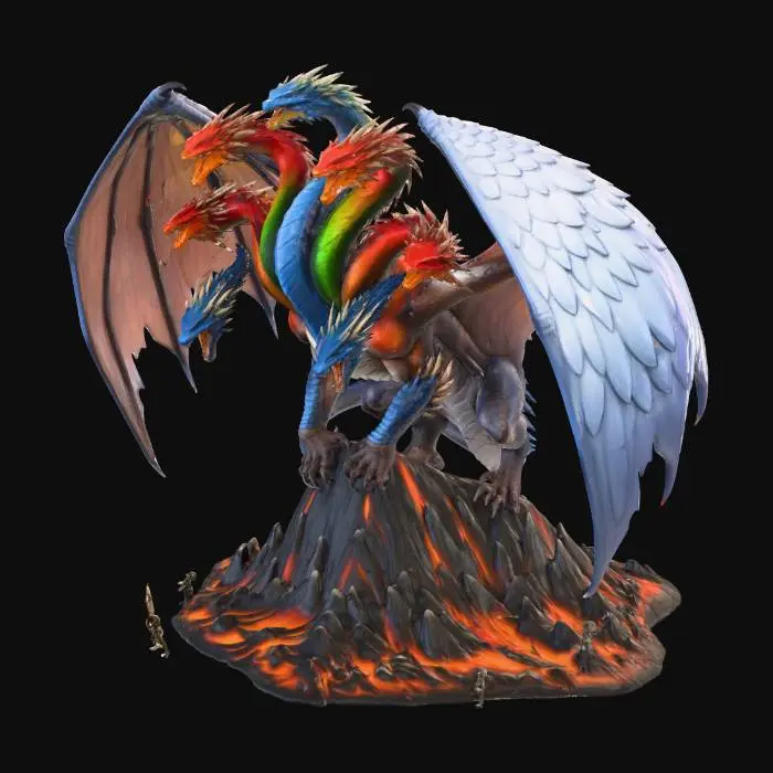 3D model for tiamat