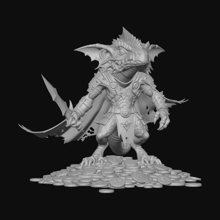 3D model for Dragon's Hoardkeeper