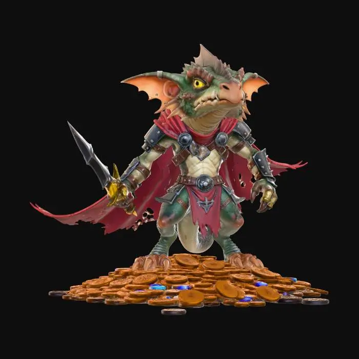 3D model for Dragon's Hoardkeeper