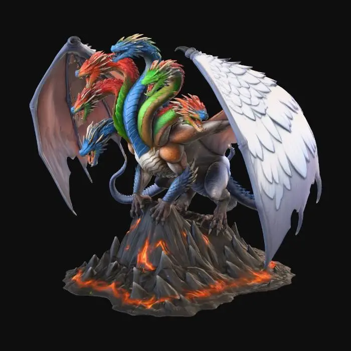 3D model for tiamat