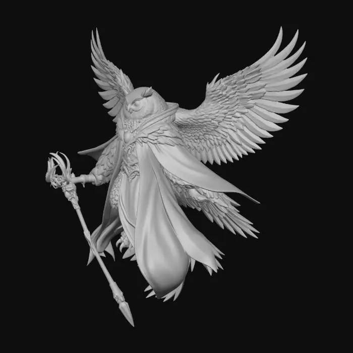 3D model for Moonlit Guardian