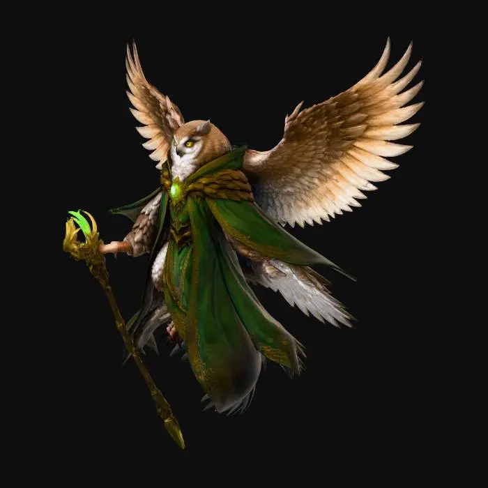 3D model for Moonlit Guardian