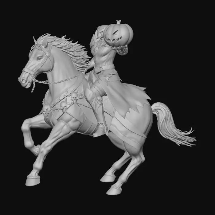 3D model for The Headless Horseman Rides