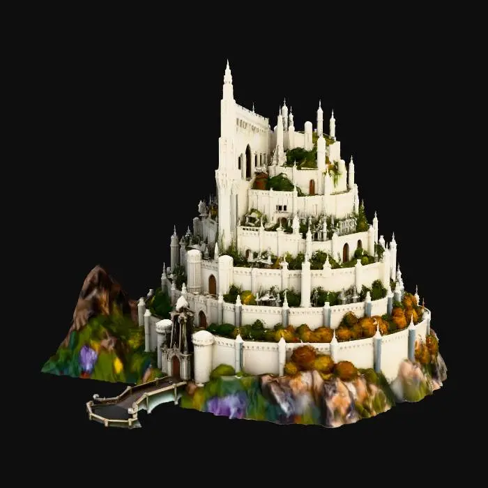 3D model for Golden Citadel at Dawn