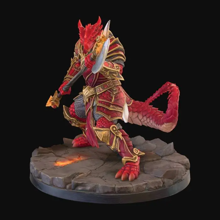 3D model for Crimson Flame Warlord