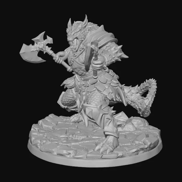 3D model for Crimson Inferno Warlord