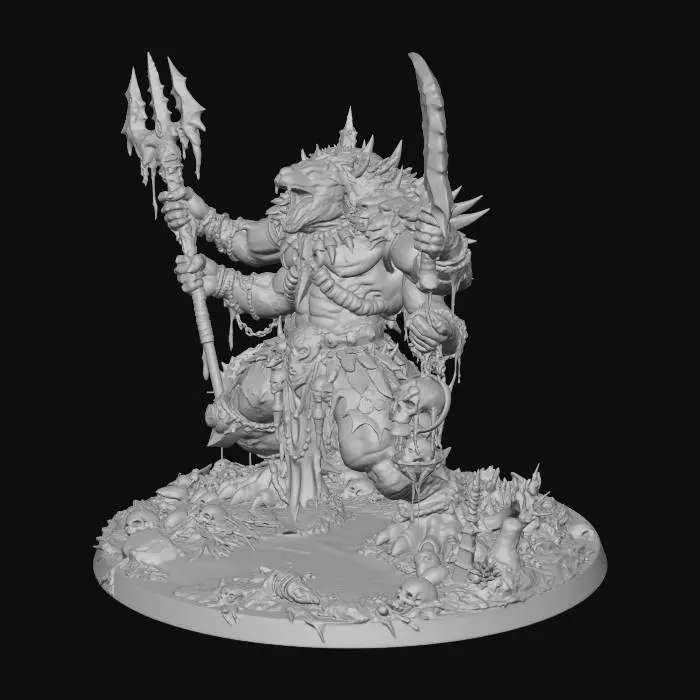 3D model for Verdant Warlord of Decay