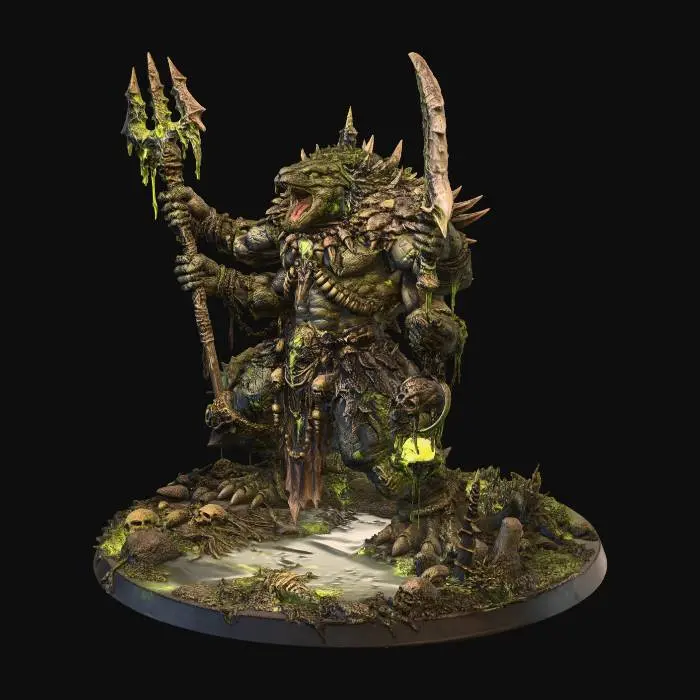 3D model for Verdant Warlord of Decay