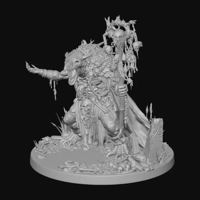 3D model for Verdant Skull Warden