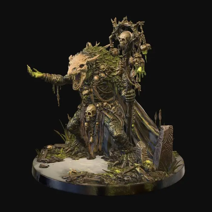3D model for Verdant Skull Warden