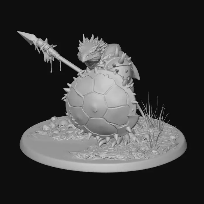 3D model for Spiked Shell Warlord