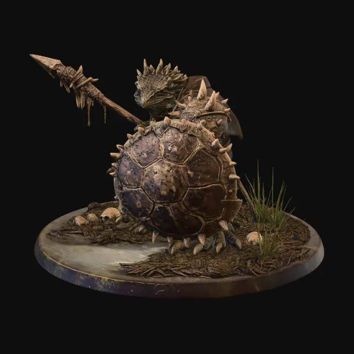 3D model for Spiked Shell Warlord