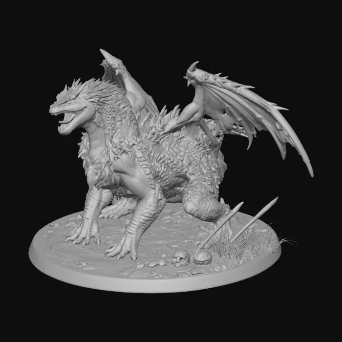 3D model for Skullcrest Dragon