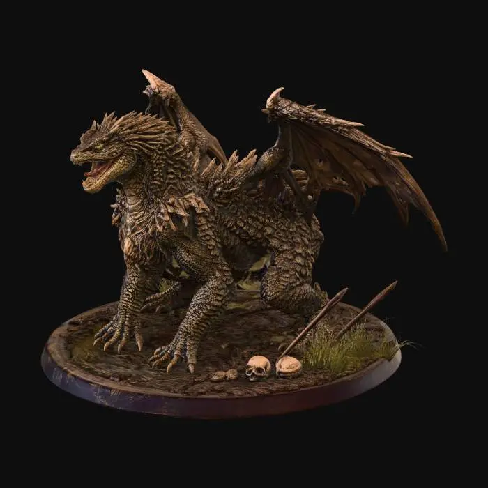 3D model for Skullcrest Dragon