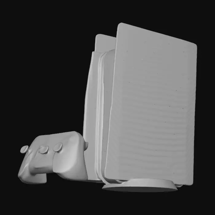 3D model for PlayStation Console and Controller