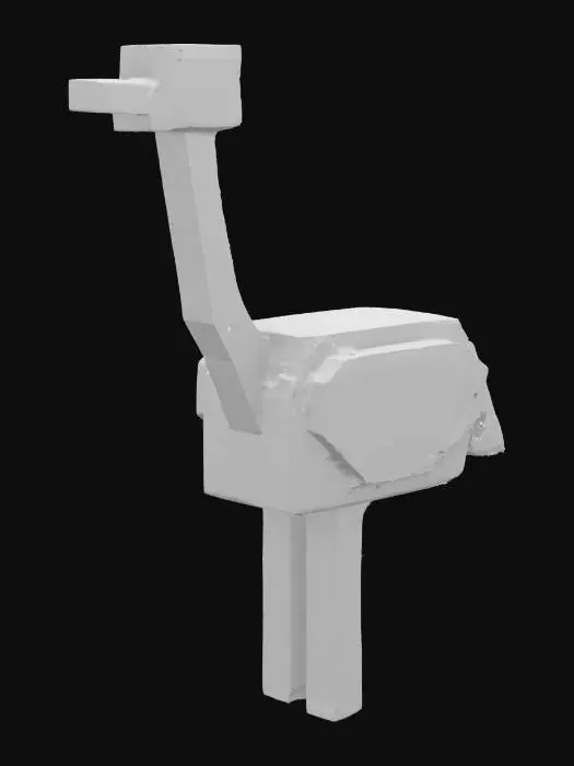 3D model for Blocky Ostrich