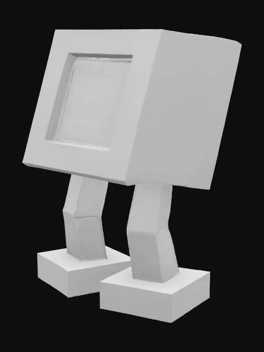 3D model for Yellow Box Odd Bot